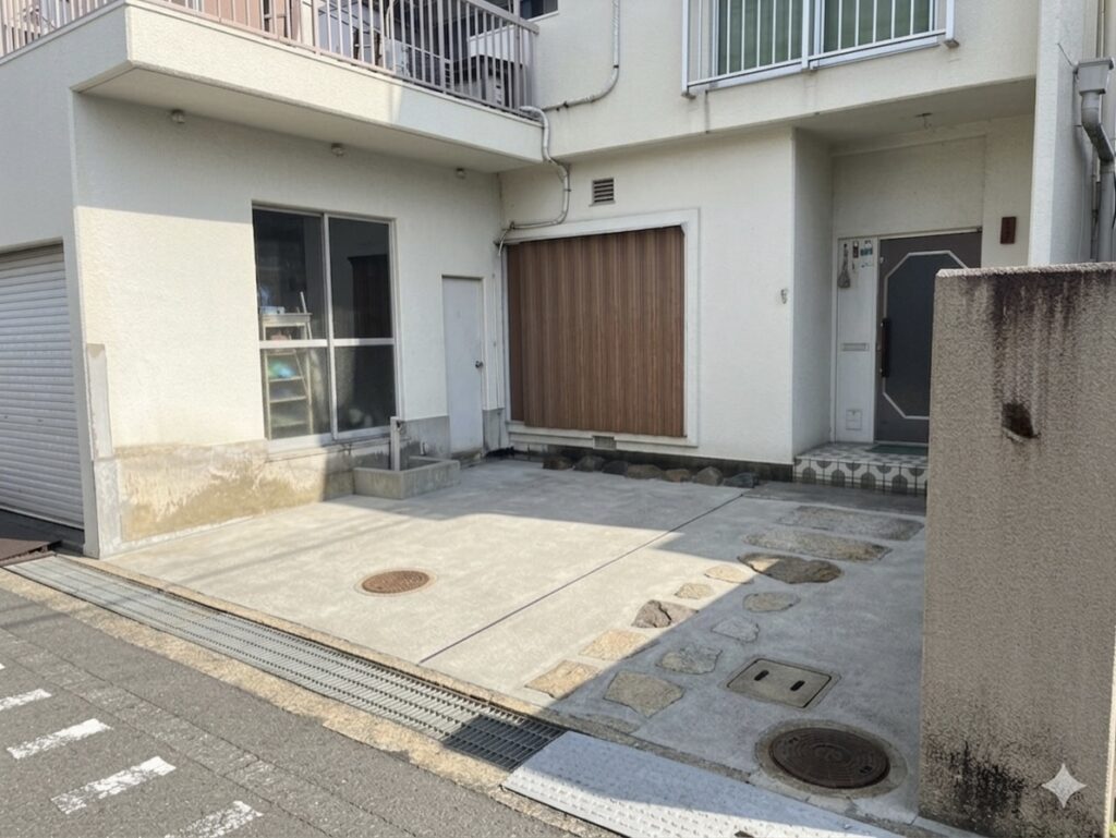駐車場拡幅工事